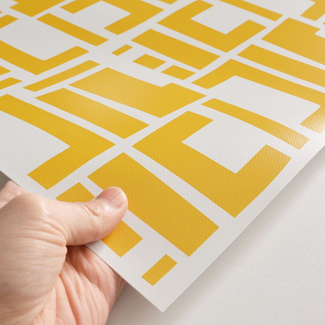 はがせる シール 壁紙【Hatte me! Square】Black Pepper Paperie / CONSTRUCT HBPP8-02(6枚セット)