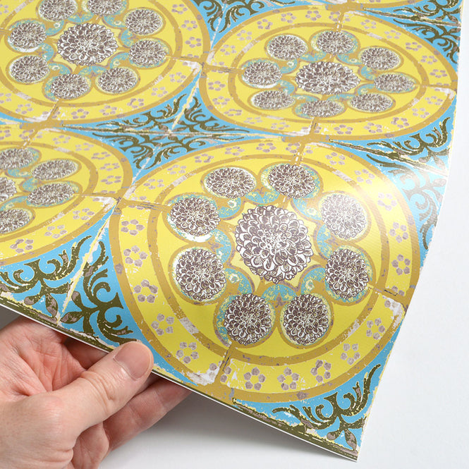 はがせる シール 壁紙【Hatte me! Square】Louise Body / Dahlia HMSQ-LBY02(6枚セット)