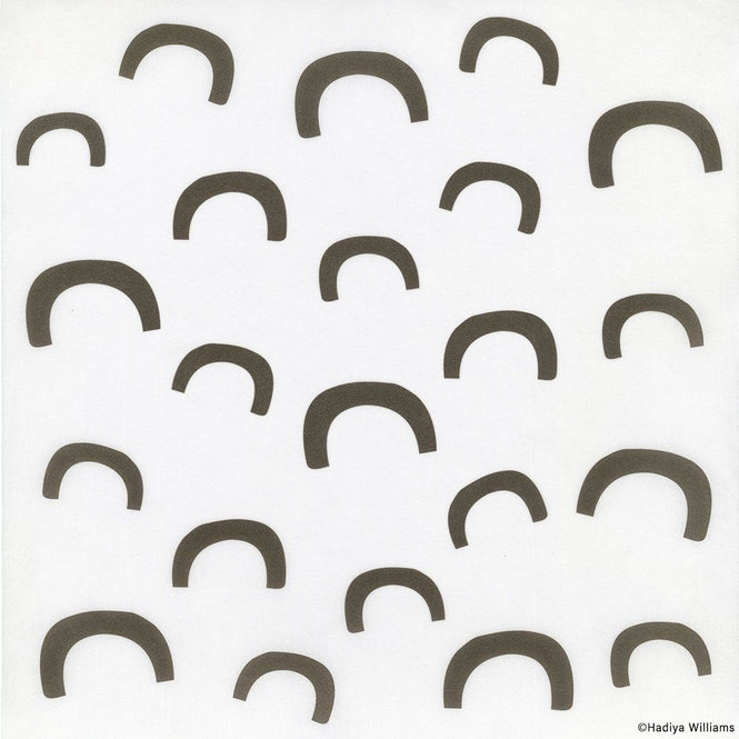 はがせる 壁紙 【Hattan Pattern】Black Pepper Paperie / KIN HBPP3-05(6枚セット)