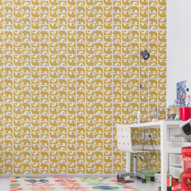 はがせる 壁紙 【Hattan Pattern】Black Pepper Paperie / GROUND HBPP4-02(6枚セット)