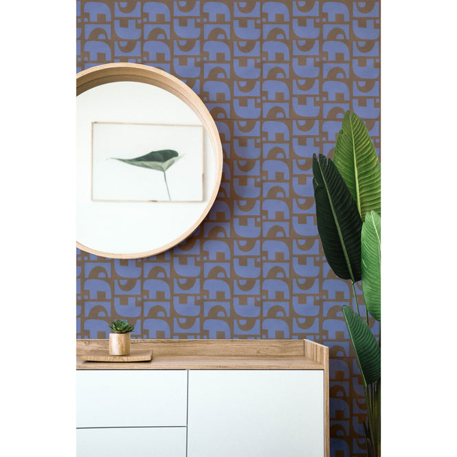 はがせる 壁紙 【Hattan Pattern】Black Pepper Paperie / GROUND HBPP4-05(6枚セット)