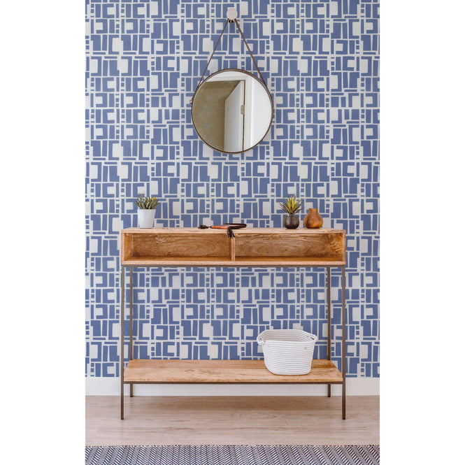 はがせる 壁紙 【Hattan Pattern】Black Pepper Paperie / CONSTRUCT HBPP8-03(6枚セット)