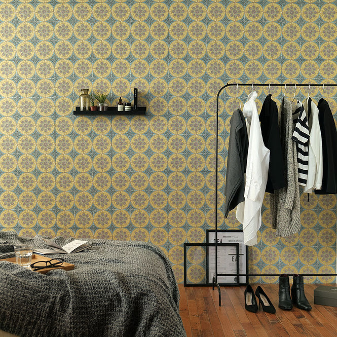 はがせる 壁紙 【Hattan Pattern】Louise Body / Dahlia HLBY-02(6枚セット)