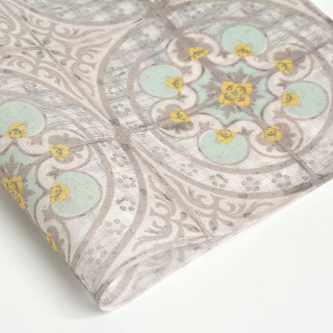 はがせる 壁紙 【Hattan Pattern】Louise Body / Buttercup Blue HLBY-03(6枚セット)