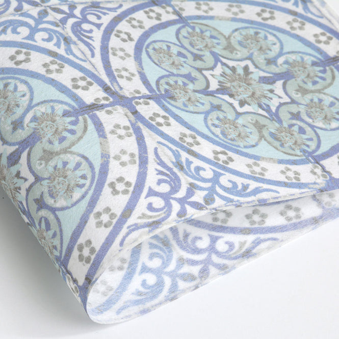 はがせる 壁紙 【Hattan Pattern】Louise Body / Old Blue HLBY-04(6枚セット)