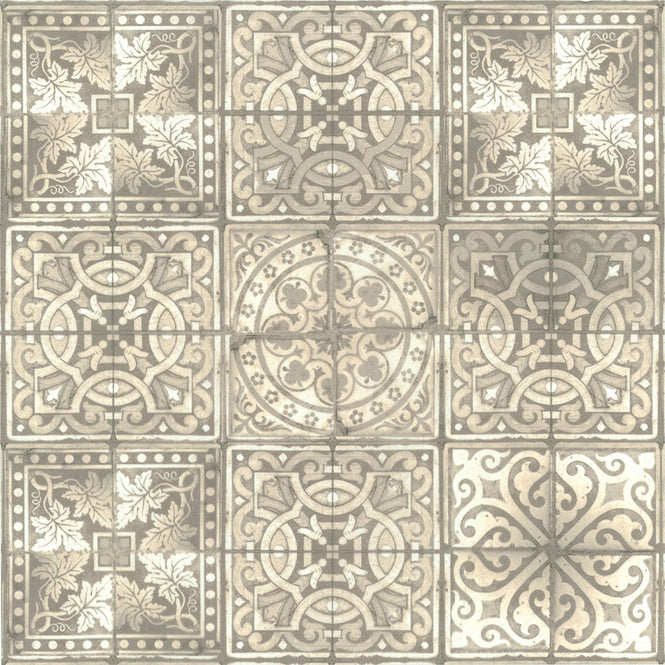 はがせる 壁紙 【Hattan Pattern】Louise Body / Patchwork Tea HLBY-09(6枚セット)