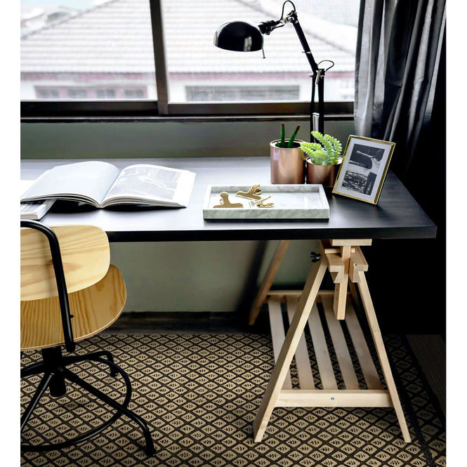 Beija Flor / ベイジャ・フロール ビニールマット Jaipur Black (50×120)