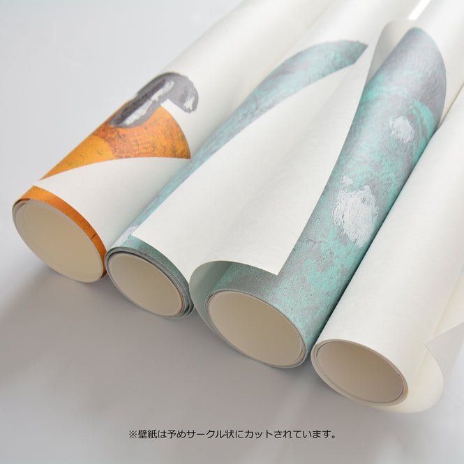 輸入壁紙 KEK Amsterdam / KIDS / WALLPAPER CIRCLES CLIMBING THE CLOUDS CK-043