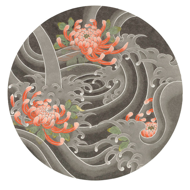 NLXL KIKU SUI WALLPAPER BY KENSHO II / KSO-04 (Φ190cm)