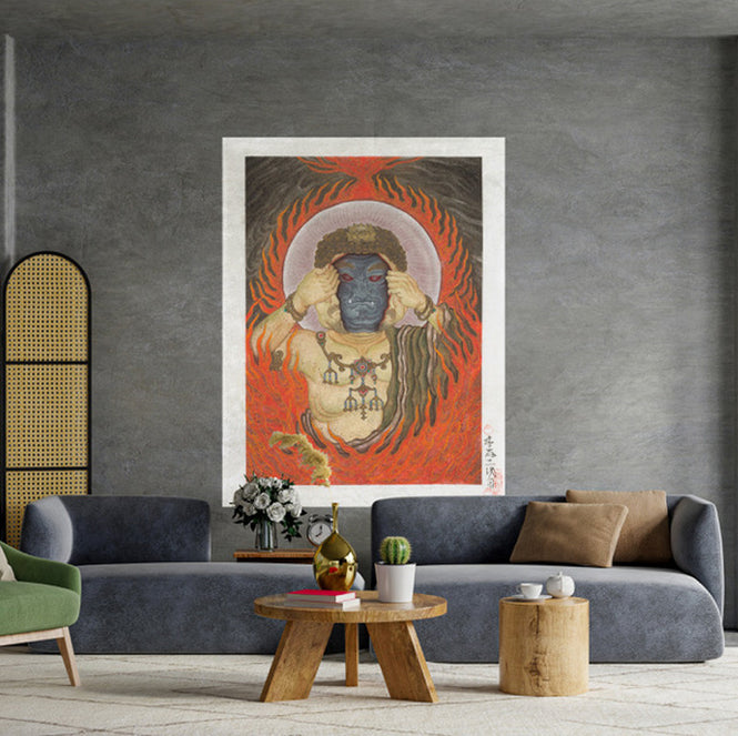 NLXL FUDOMYO-O WALLPAPER BY KENSHO II / KSO-05S (194.8 x 255cm)