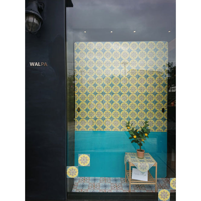 WALPA大阪店のディスプレイ(マット:Orange Rose)