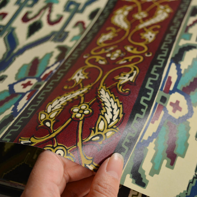 House of Hackney / MAMOUNIA Burgundy / Teal【4パネル1セット】