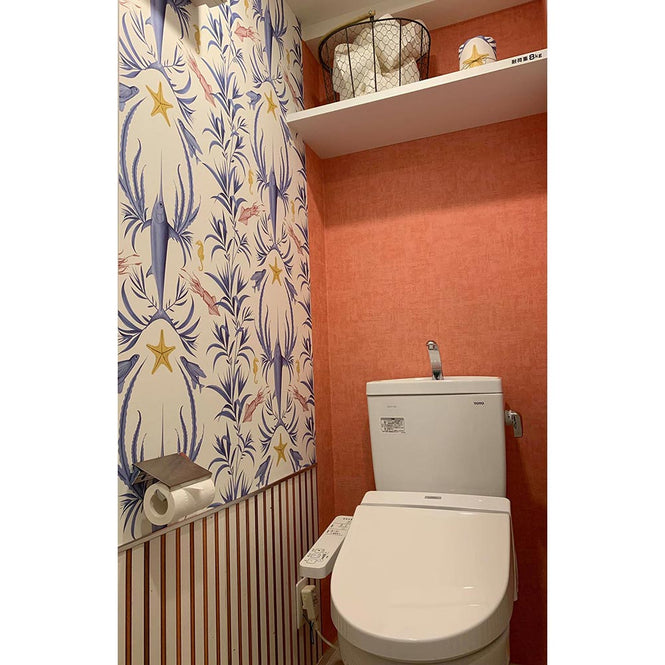 ※コーディネート例:カジキダマスクファンシー(腰上)、rasch 489897 (側面)