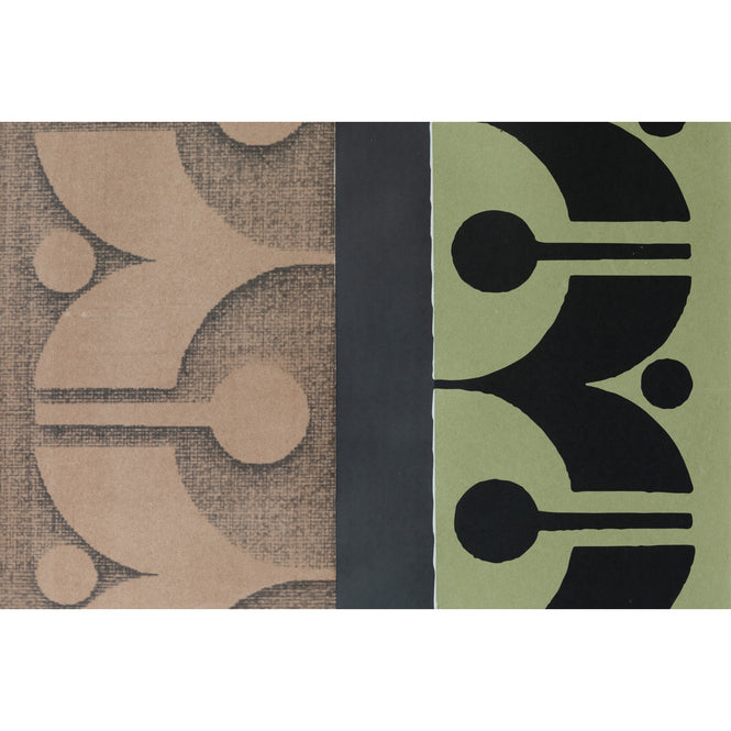 Deborah Bowness / HEIRLOOM / Mark 21 wallpaper Autumn brown & Lakeland green