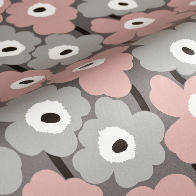 はがせる シール 壁紙 marimekko × NU WALLPAPER / Pink Pieni Unikko  / MKS4491