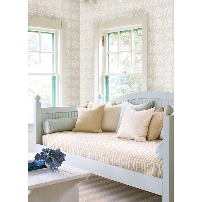 はがせる シール 壁紙 marimekko × NU WALLPAPER / Grey Puketti  / MKS4496