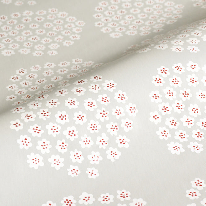 【予約受付】はがせる シール 壁紙 marimekko × NU WALLPAPER / Grey Puketti  / MKS4496