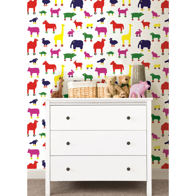 はがせる シール 壁紙 marimekko × NU WALLPAPER / Multi Rulla  / MKS4502