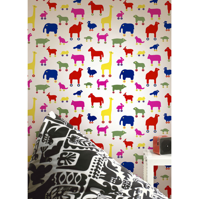 はがせる シール 壁紙 marimekko × NU WALLPAPER / Multi Rulla  / MKS4502