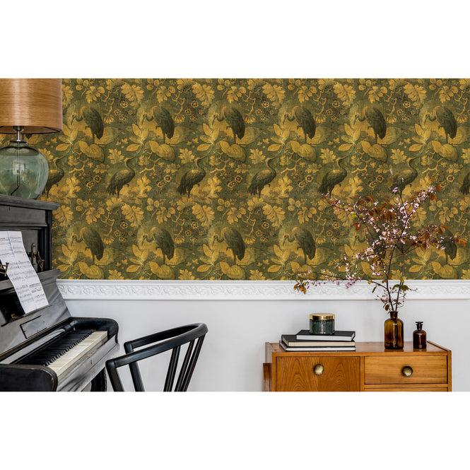 NLXL / HERON WALLPAPER VERT / MR & MRS VINTAGE / MRV-51V