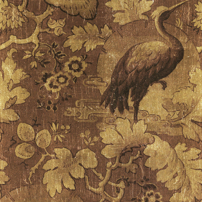 NLXL / HERON WALLPAPER MARRON / MR & MRS VINTAGE / MRV-51M