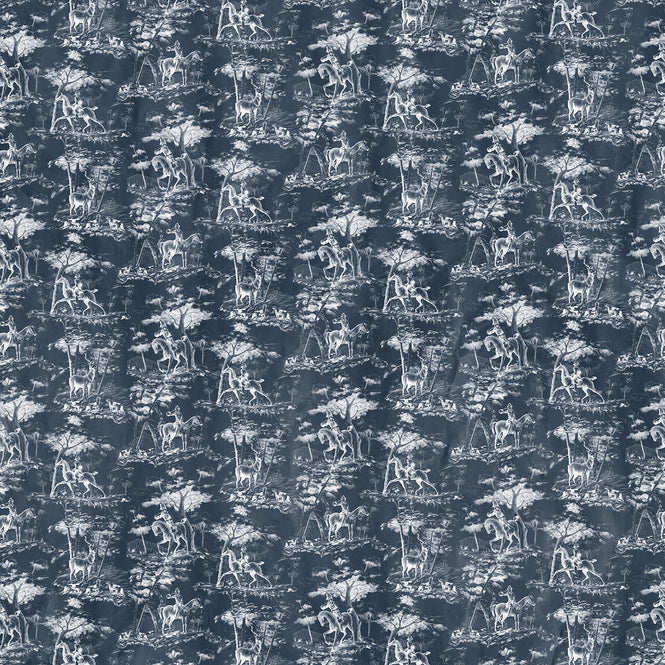 NLXL / LA CHASSE WALLPAPER BLUE / MR & MRS VINTAGE / MRV-56B
