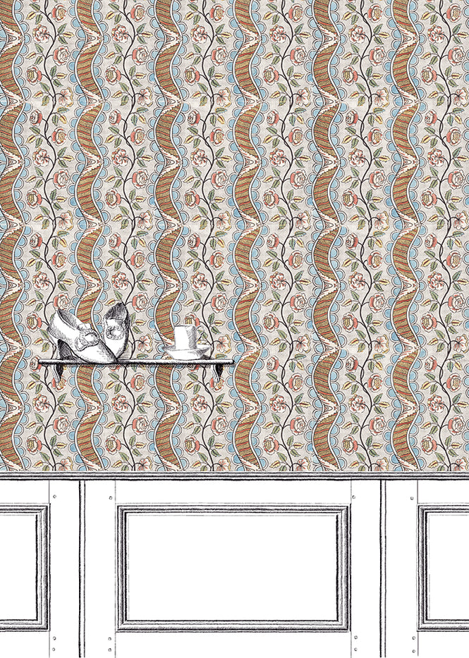 Antoinette Poisson / Garlands and festoons D15a【5シートセット】