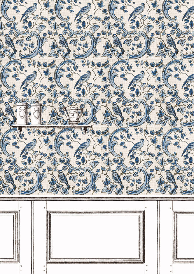 Antoinette Poisson / Oiseaux et feuillage D24a【5シートセット】