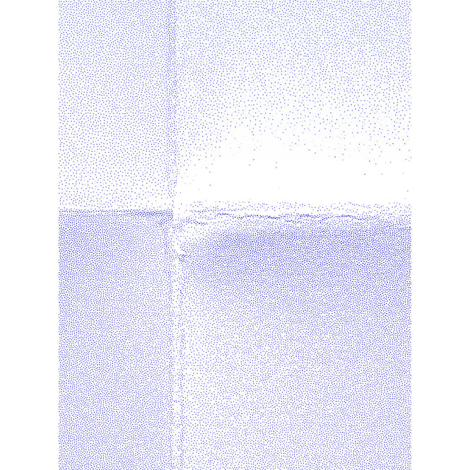 Domestic / Floating gradient blue Les Graphiquants NDL060