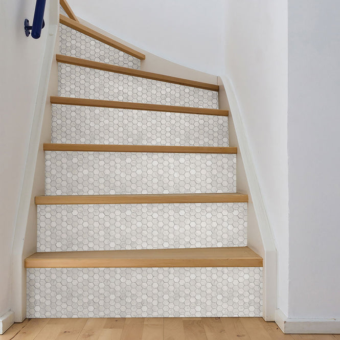 BACKSPLASH タイルシート / HEXAGON MARBLE / NH2359