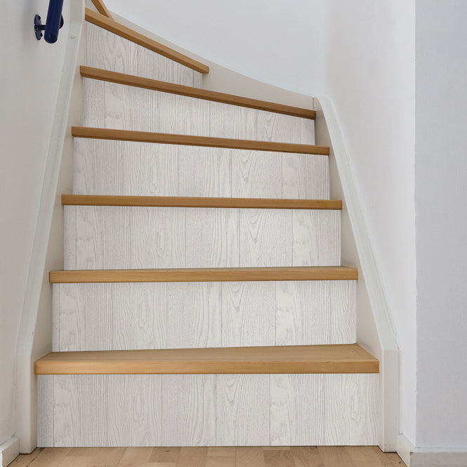 はがせる シール 壁紙 NU WALLPAPER / Timber White Peel and Stick Wallpaper / NH3055