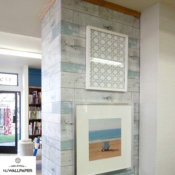 はがせる シール 壁紙 NU WALLPAPER / Beachwood Peel And Stick Wallpaper / NU1647(NU3126)