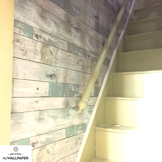 はがせる シール 壁紙 NU WALLPAPER / Beachwood Peel And Stick Wallpaper / NU1647(NU3126)