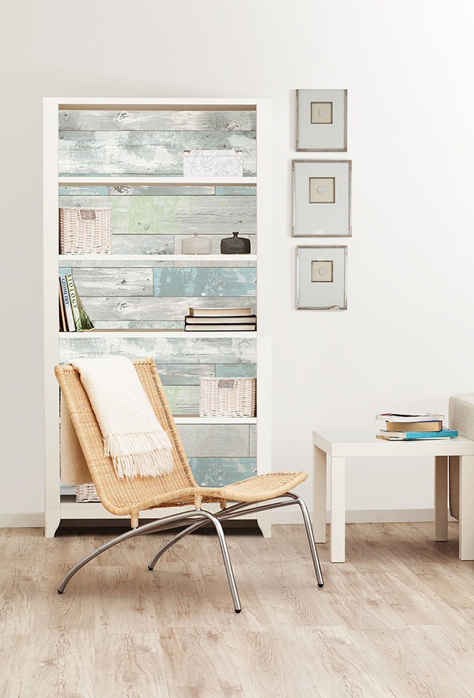 【予約受付】はがせる シール 壁紙 NU WALLPAPER / Beachwood Peel And Stick Wallpaper / NU1647(NU3126)