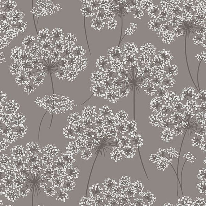 はがせる シール 壁紙 NU WALLPAPER / Angelica Grey Peel And Stick Wallpaper / NU1693