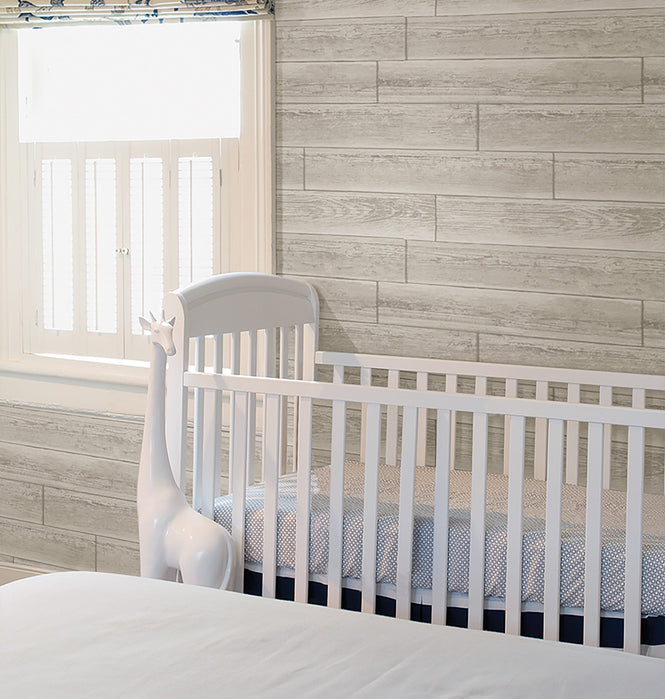 【予約受付】はがせる シール 壁紙 NU WALLPAPER / Serene Cream Peel and Stick Wallpaper / NU1930