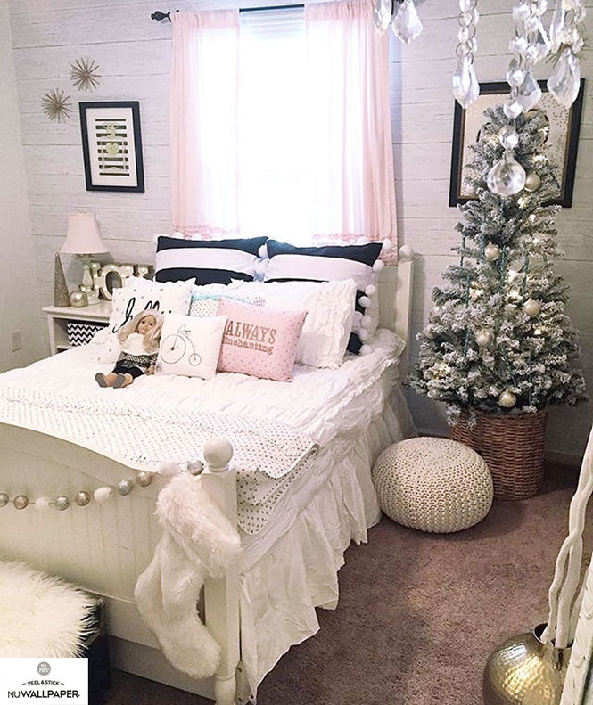 はがせる シール 壁紙 NU WALLPAPER / Shiplap Peel and Stick Wallpaper / NU2187