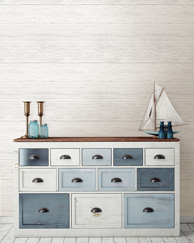 はがせる シール 壁紙 NU WALLPAPER / Shiplap Peel and Stick Wallpaper / NU2187