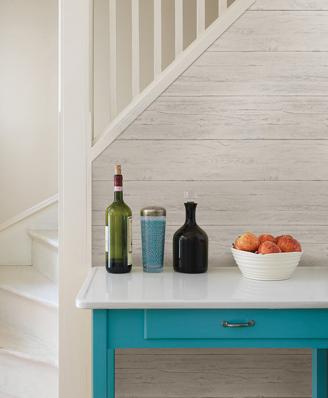 はがせる シール 壁紙 NU WALLPAPER / Shiplap Peel and Stick Wallpaper / NU2187