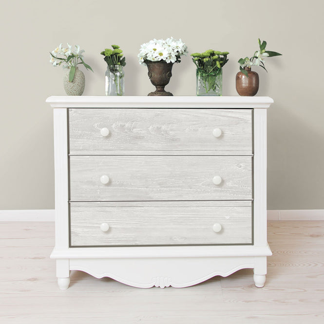 はがせる シール 壁紙 NU WALLPAPER / GREY WOOD PLANK Peel And Stick Wallpaper / NU2397(NUS2397)