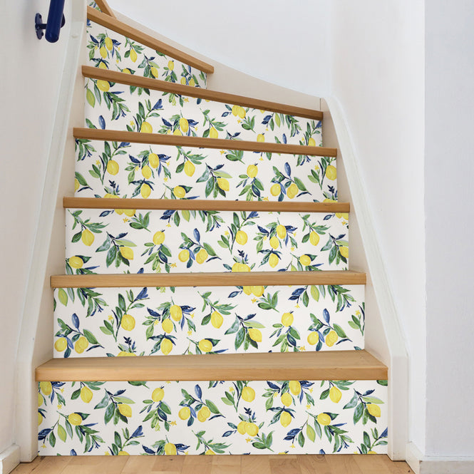 【予約受付】はがせる シール 壁紙 NU WALLPAPER / Lemon Drop Yellow Peel and Stick Wallpaper / NUS3161