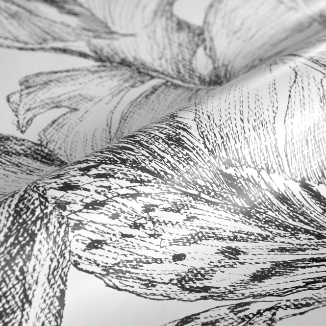 はがせる シール 壁紙 NU WALLPAPER / Black Canopy Peel and Stick Wallpaper / NUS3498