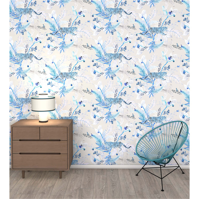 KARIOKAS / Orilla Blue Jaguar WallP-Oril-Blu-04