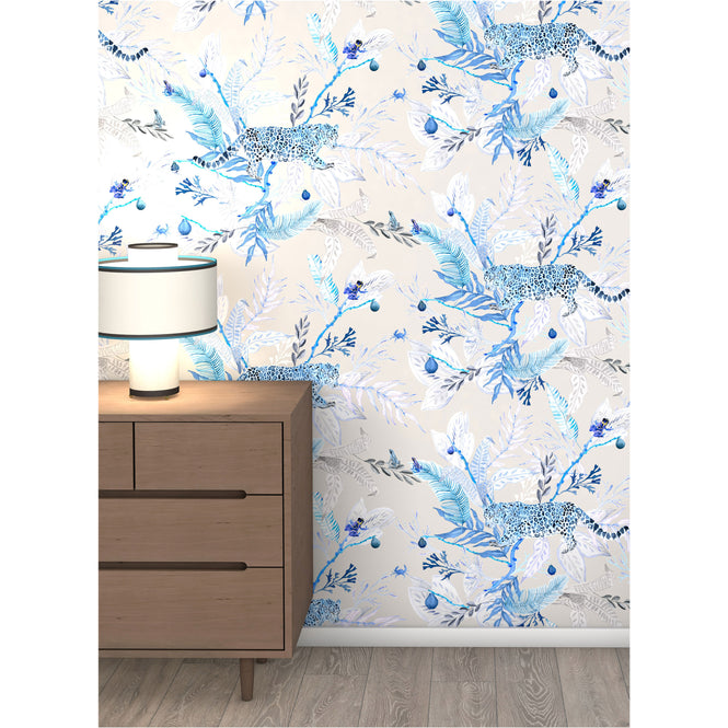 KARIOKAS / Orilla Blue Jaguar WallP-Oril-Blu-04