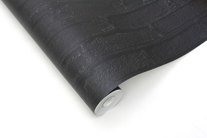 MATERIALS BLACK BRICK WALLPAPER BY PIET HEIN EEK / PHM-33