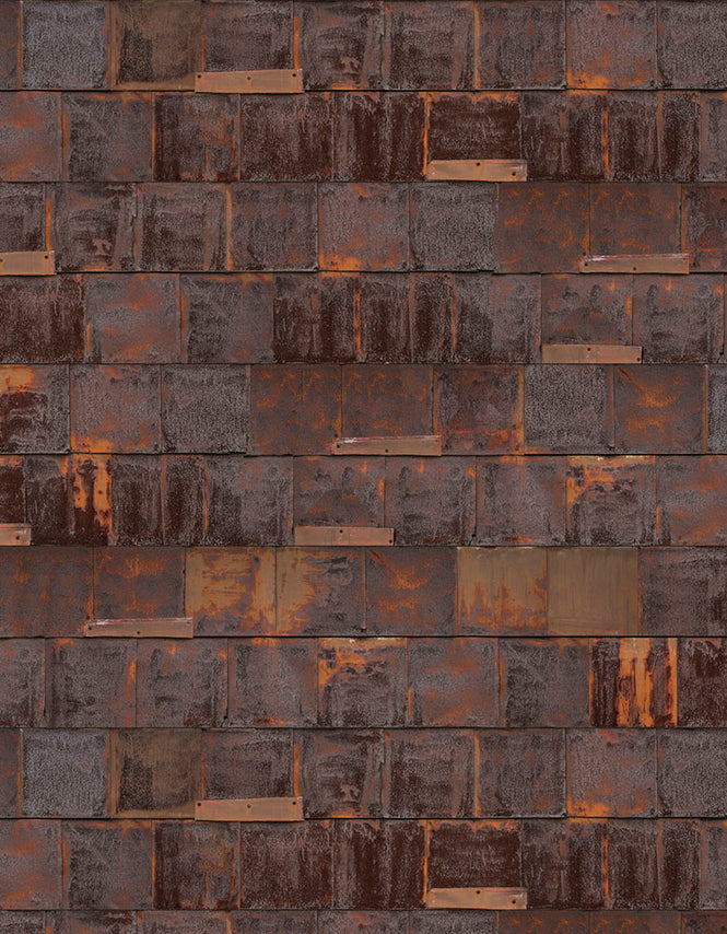 NLXL LAB 3 / RUSTED METAL WALLPAPER BY PIET HEIN EEK METAL BROWN PHE-19