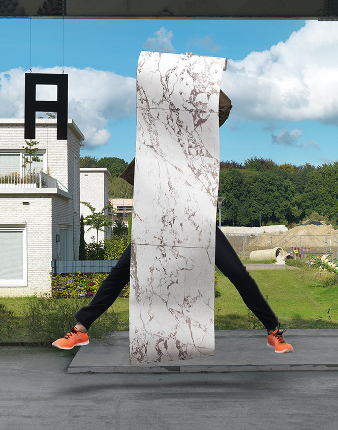 【1mサンプル】NLXL Materials Wallpaper by Piet Hein Eek WHITE MARBLE WALLPAPER / PHM-41A(旧PHM-32)