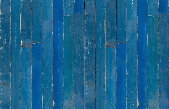 MATERIALS WALLPAPER by Piet Hein Eek BLUE SCRAPWOOD WALLPAPER / PHM-36