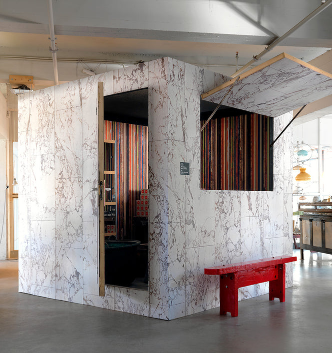 【1mサンプル】NLXL Materials Wallpaper by Piet Hein Eek WHITE MARBLE WALLPAPER / PHM-41A(旧PHM-32)