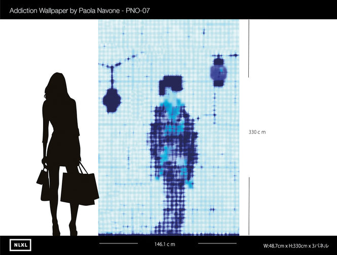 ADDICTION WALLPAPER BY PAOLA NAVONE / PNO-07【3パネル1セット】